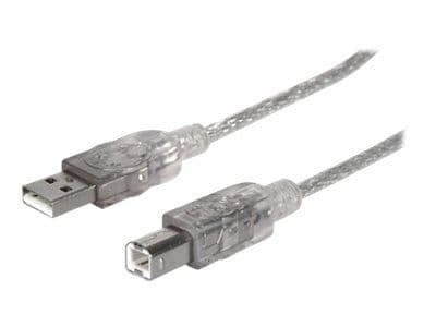 MANHATTAN 333405 Manhattan USB 2.0 A-B M/M cable 1.8m silver