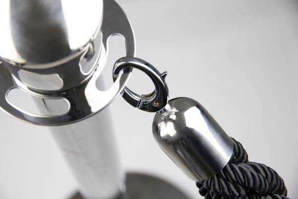 Securit® Afspærringssæt Budget poleret rustfrit stål