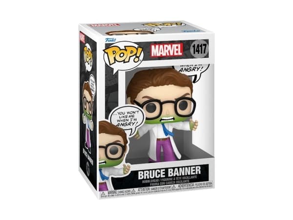 FUNKO POP! Vinylfigur: Marvel - Bruce Banner (Hulk)