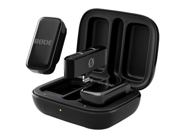 Rode belaidis mikrofonas Wireless Micro Lightning, juodas
