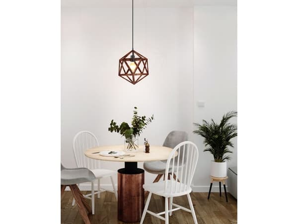 EGLO EMBLETON pendellampe E27 Ø305 antikk kobber