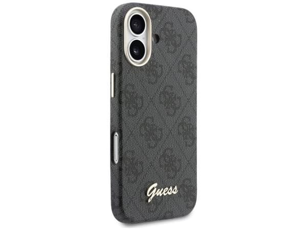 Guess 4G Script MagSafe-skal för iPhone 17 - svart