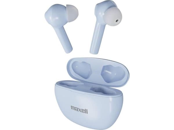 Maxell Dynamic+ hörlurar blå