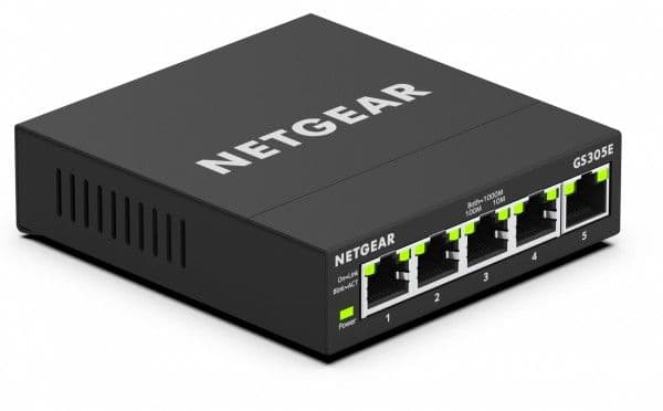 NETGEAR Plus GS305E - Switch - smart - 5 x 10/100/1000