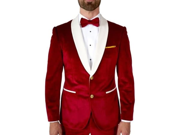 Punainen joulusmokki OppoSuits