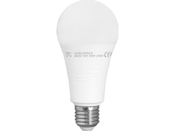 LTC PS LED-lamppu A65 E27 SMD 20W 230V c.white 2400lm LTC.