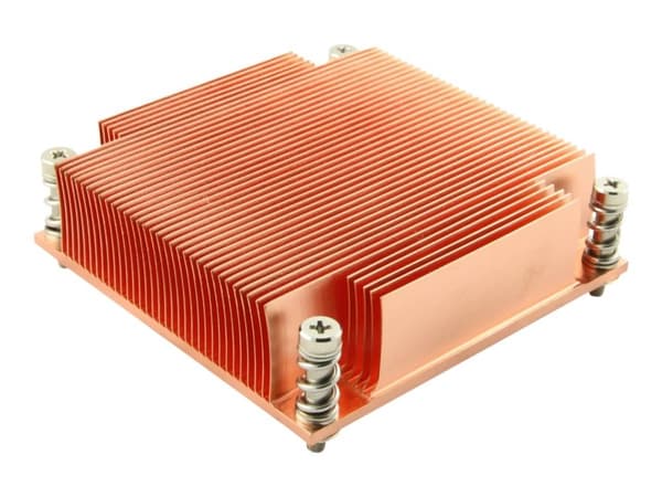 Inter-Tech G-129 - Kylfläns för processor - (för: LGA1366) - koppar - 1U