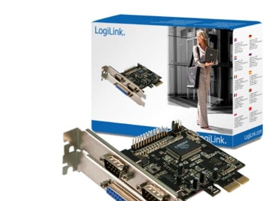 LogiLink PC0033, PCIe, Parallel, Serial, RS-232, PC, NetMOS, Windows 2000 Professional, Windows 7 Home Premium, Windows 7 Professional, Windows 7 U...