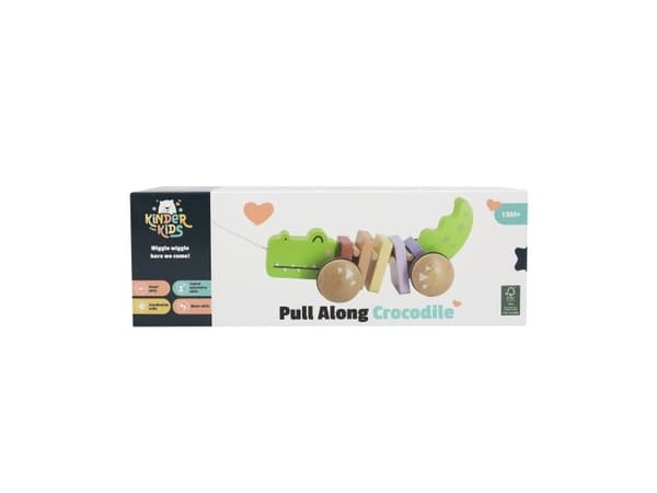 Kinder and Kids - FSC - Pull Along Crocodile