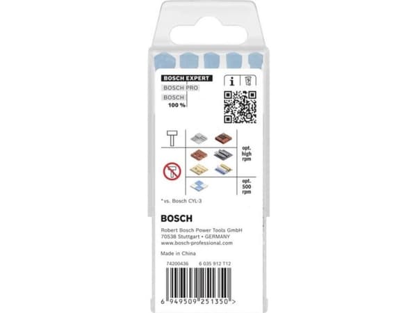Bosch slagbor Multic. HEX-9 5-delers sett