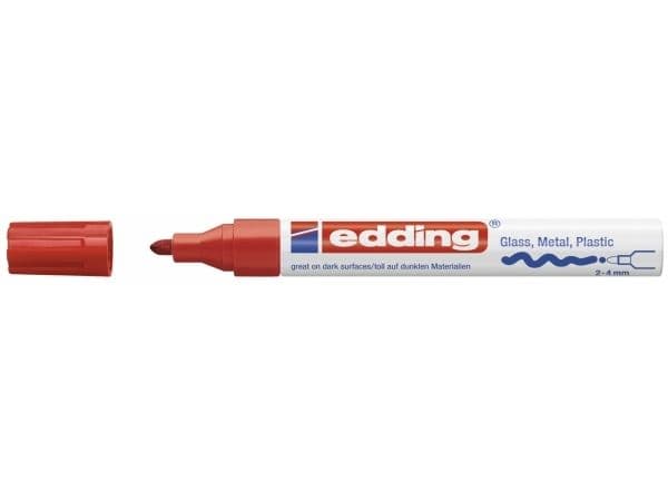 Paintmarker edding 750, röd