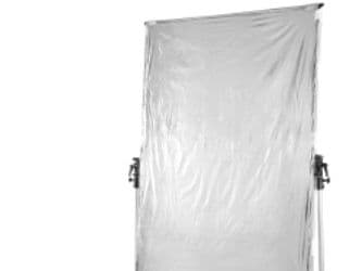 Walimex Pro Rolling Reflector Panel - Reflektor/diffusør - svart/sølv/hvit - syntetisk fiber - 150 cm x 200 cm