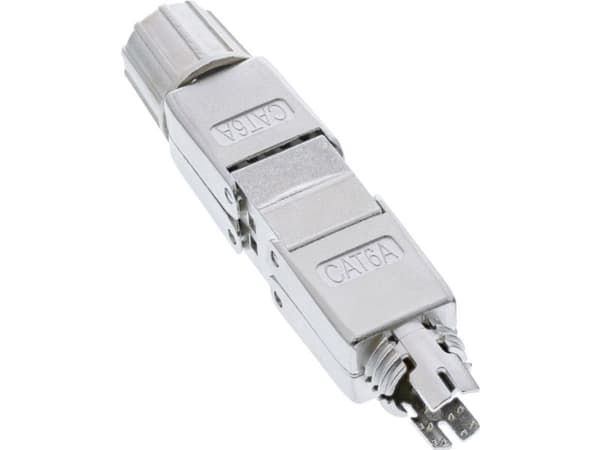InLine kabelkontakt Cat.6A med LSA teknologi skjermet flat ( 69992E )