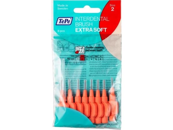 TePe interdentale børster Extra Soft 8 stk 0,5 mm