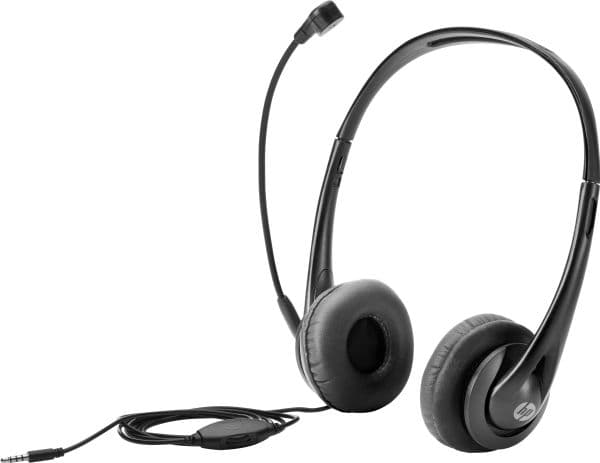 HP - Hodesett - on-ear - kablet - black jack
