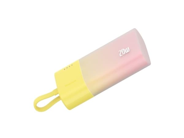 Powerbank Baseus Popsicle 5200 mAh rød/gul
