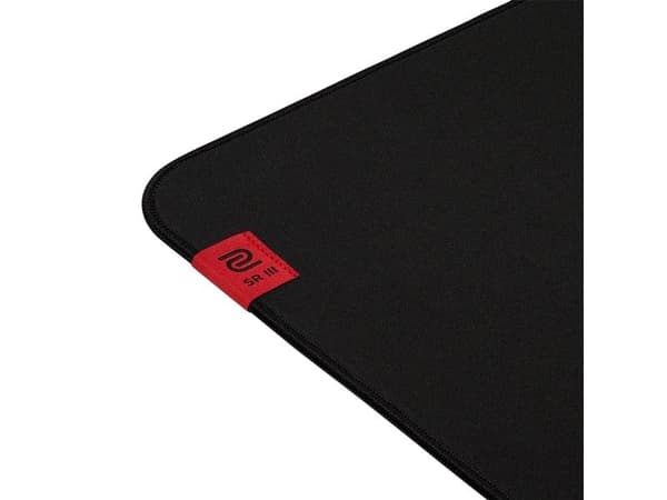 BenQ G-SR III, svart, monokromatisk, stoff, gummi, spillmusematte