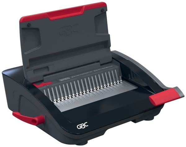 GBC CombBind® CB20 manuell innbindingsmaskin, kapasitet 240 A4-ark Svart