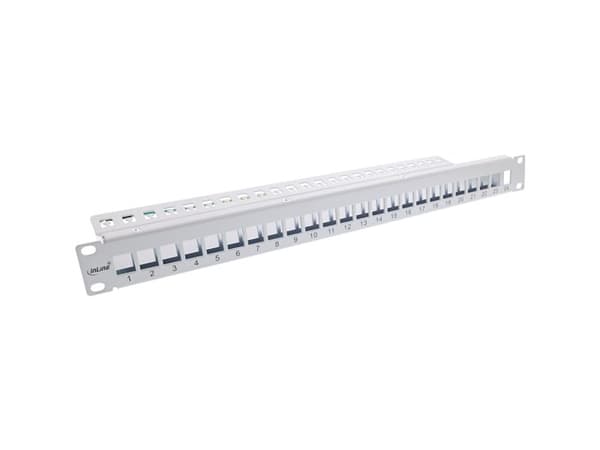 InLine 76824G, Grå, Reolmontering, 1U, Kasse