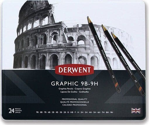 Derwent - Graphic Pencil Set, 24 st.
