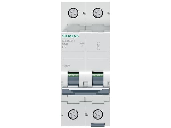 Automatsikring 230V 10KA 1+N-P C 2A