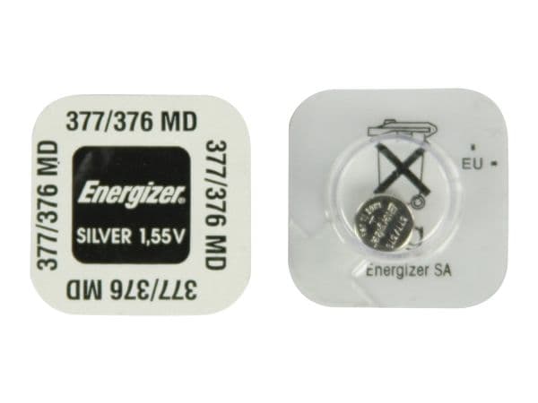 Energizer 377/376 - Batteri - silveroxid
