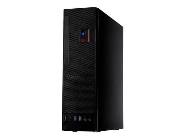 Inter-Tech S-331 - Ultra-compact desktop case - mini-ITX - ingen strømforsyning (TFX12V) - USB/lyd