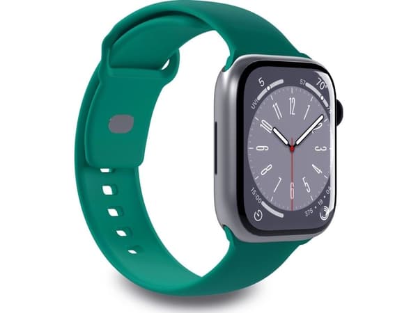 PURO ICON - Elastisk bånd for Apple Watch 38/40/41 mm (S/M & M/L) (Jade)