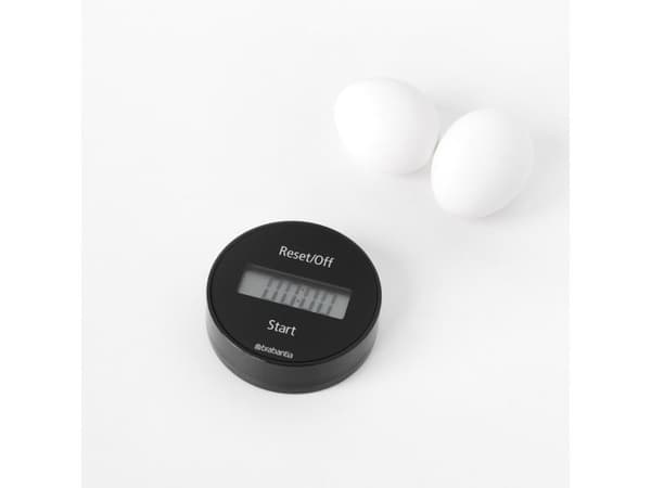Brabantia Tasty+, Digital äggklocka, Grå, 99 min, Plast, LCD, Magnetisk