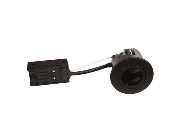 Luna Quick install downlight ISO GU10 matt svart rund IP44
