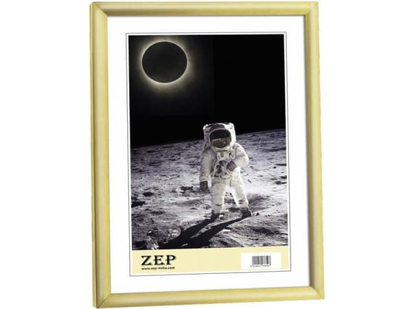 ZEP Basic Frame, Enkel bilderamme, Gull, Bord, Vegg, 13 x 18 cm, Rektangulær