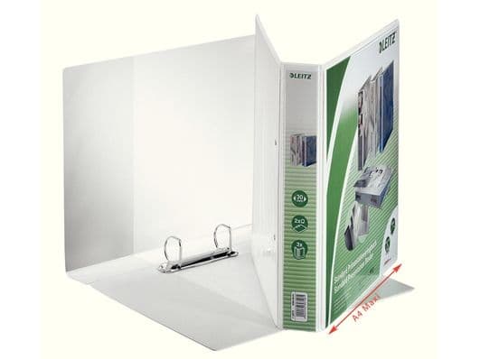 Leitz Standard - Presentationsringpärm - ryggbredd: 51 mm - för A4 Maxi - kapacitet: 300 ark - vit