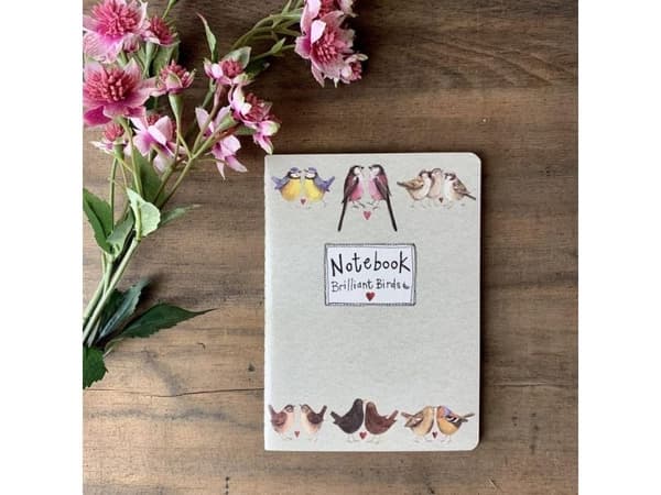 Notatbok A5/40K linjer SNM03 Birds