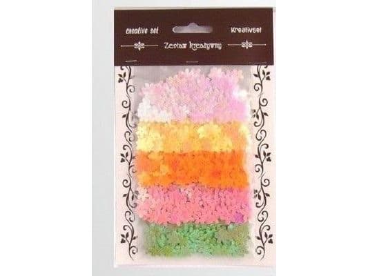Set med paljetter blommor 30 g