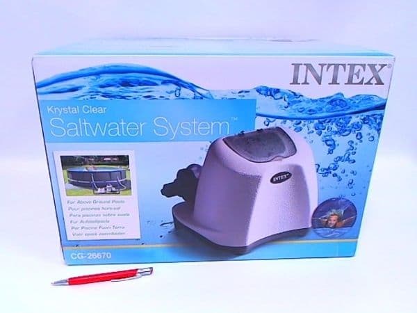 INTEX Krystal Clear Saltwater System, Max Pool Size 56.800L