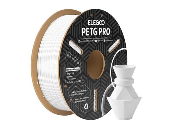 ELEGOO PETG Pro filament (vit)