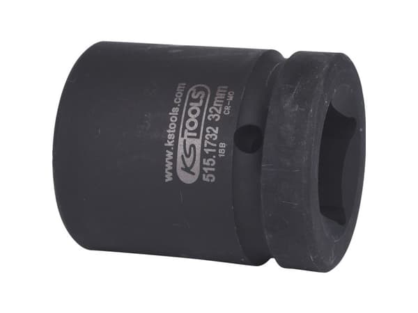 KS Tools 515.1732, Kraftpipe, Sort, 1 hoder, 1", Metrisk, 32 mm