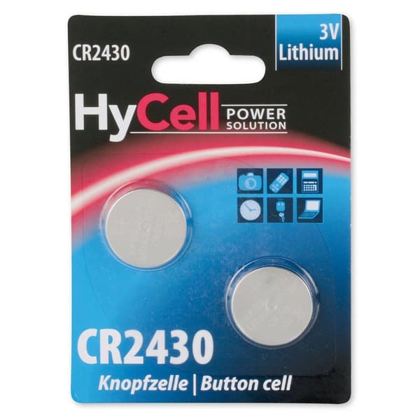 Batteri CR2430 K2 3V litium knapcelle