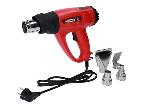 KS TOOLS varmluftpistolsett, digitalt, 5 stk. (960.1175)