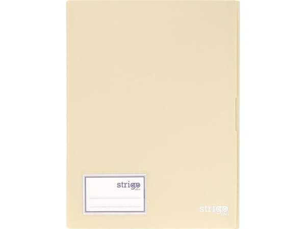 Strigo offertmapp A4 – 20 plastfickor beige STRIGO
