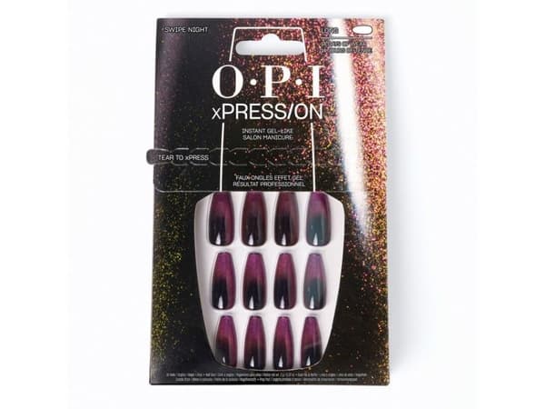 Opi Xpresson Artificial Nails Nail Art Swipe Night 30 Units