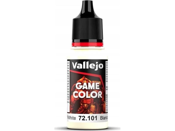 Vallejo 72.101, Vit, Akrylfärg, Vätska, 17 ml, 1 styck