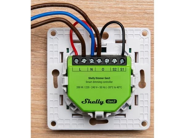 Shelly Dimmer Gen3 - Smart dimningskontroll