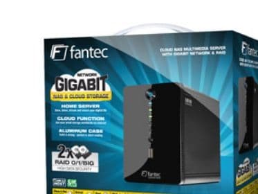 Fantec CL-35B2 RAID NAS MUSTA 2X 3.5" SATA CLOUD NAS GBIT USB IN (1558)