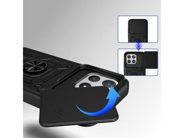 Tech-Protect CamShield Pro-etui til Xiaomi Poco F8 - svart