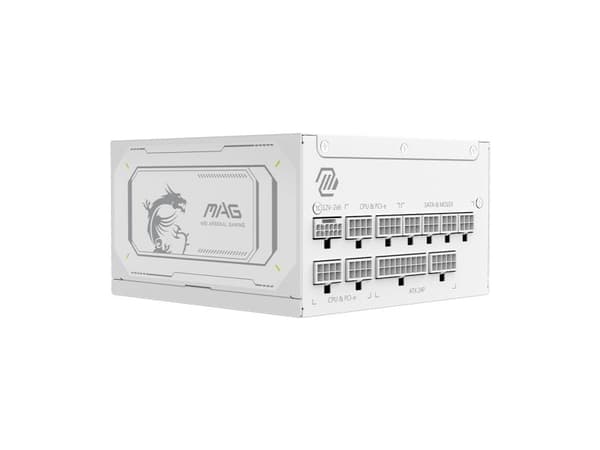 PC-strömförsörjning MSI MAG A1000GL PCIE5 Vit