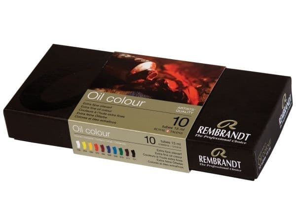 Rembrandt Oil colour Paint Basic Set, 10x15ml Tubes