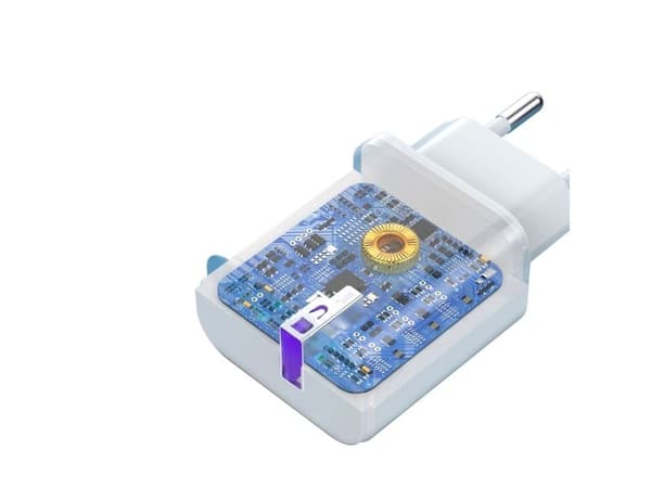 Dudao A20EU nätadapter USB-A 18W - vit
