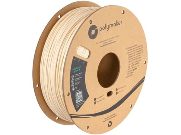 Filament Polymaker PolyLite LW-PLA 1,75 mm 0,80 kg - Vit}