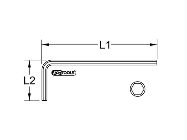 KS Tools 963.1541, 80 mm, 20 g
